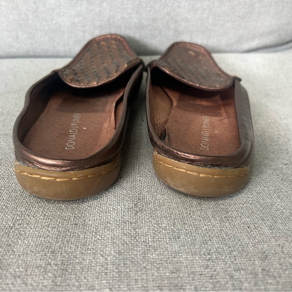 Donald J. Pliner Bronze Woven Flats - Picture 8 of 11